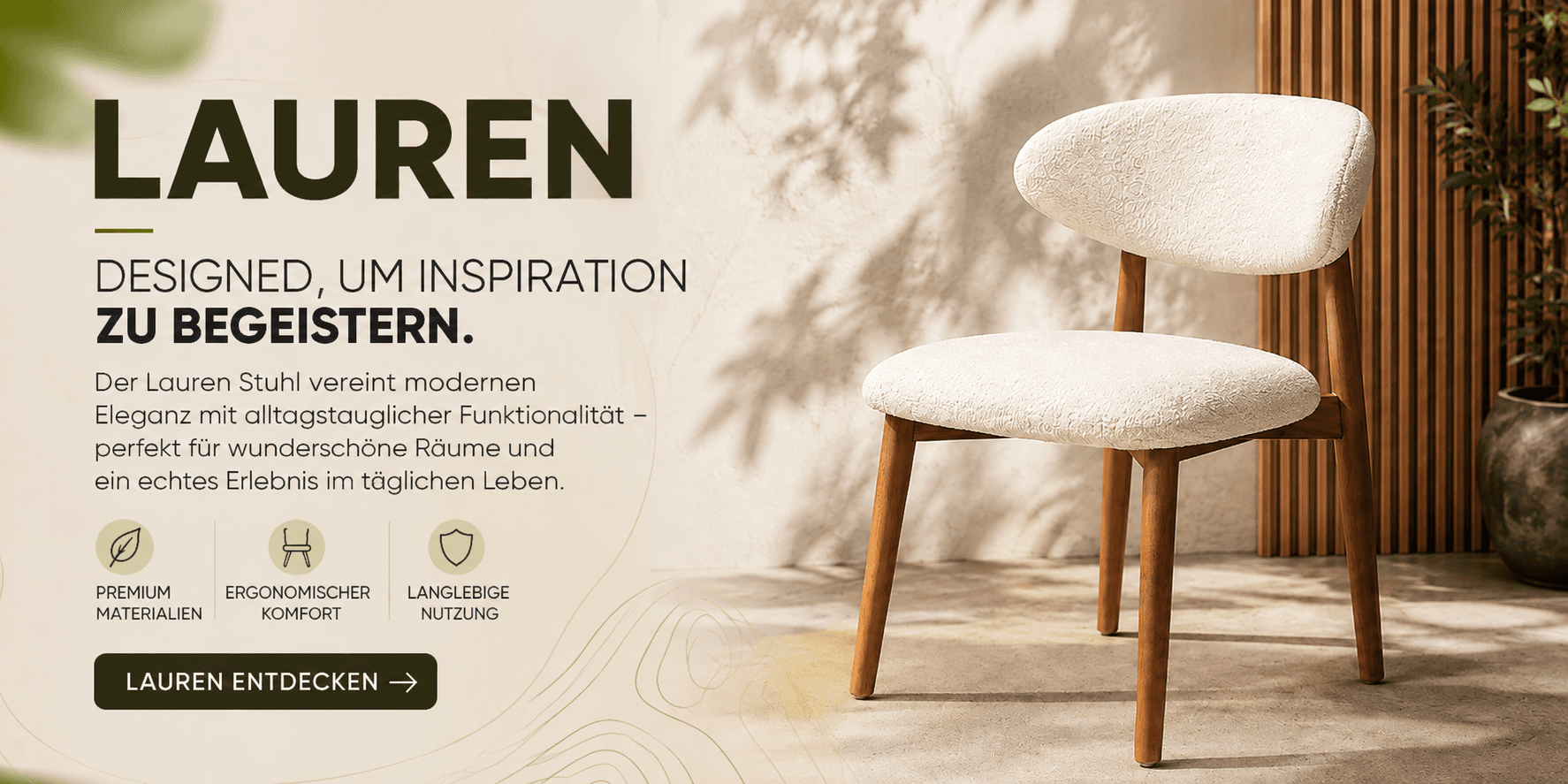 Lauren Stuhl – Moderne Eleganz