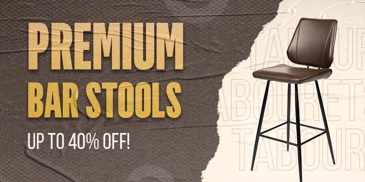 Up to 40% Off Premium Bar Stools!