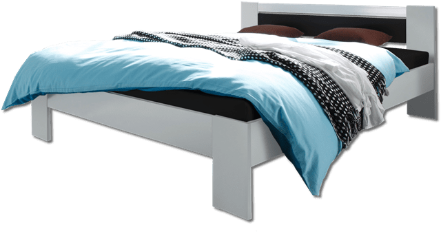 lit futon vega blanc noir 140 x 200cm 1